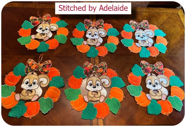 Squirrel Wreaths by Adelaide