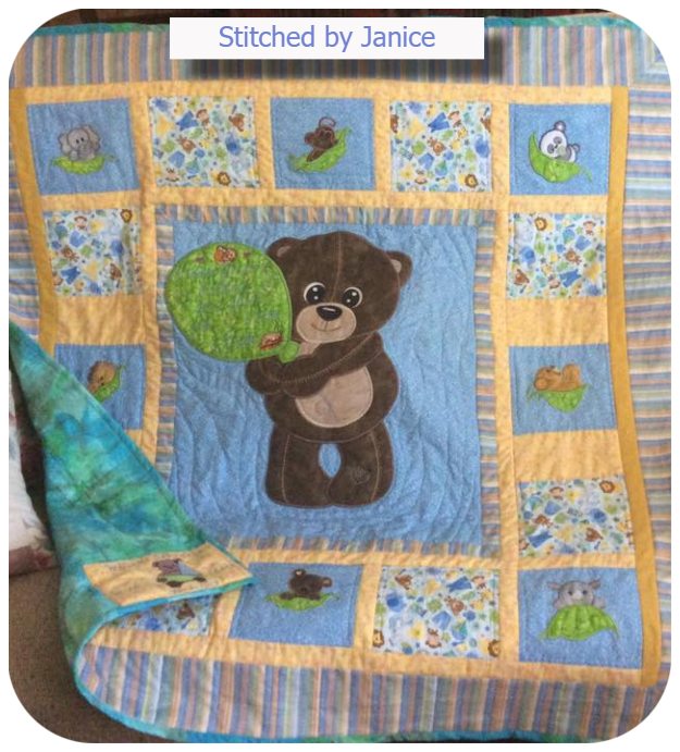 Announcement Ted Quilt by Janice