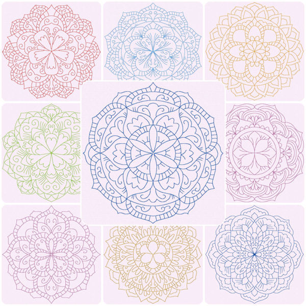 Mandala Embroidery Designs
