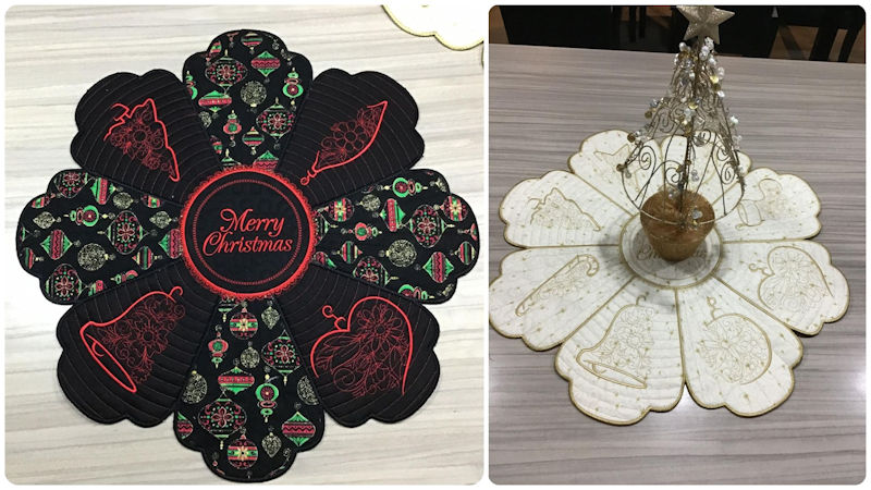 Christmas Delight Placemats by Darina