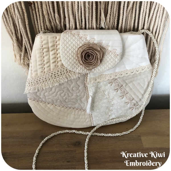 Crazy Patch Evening Bag by Kreative Kiwi