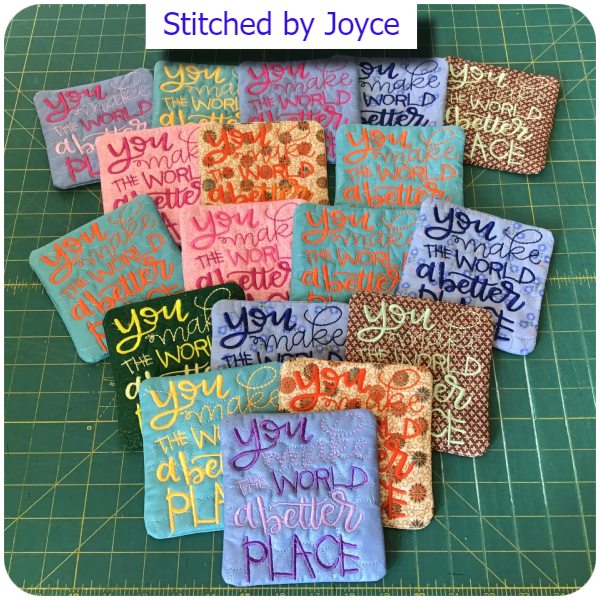 Free Better Place Coasters by Joyce