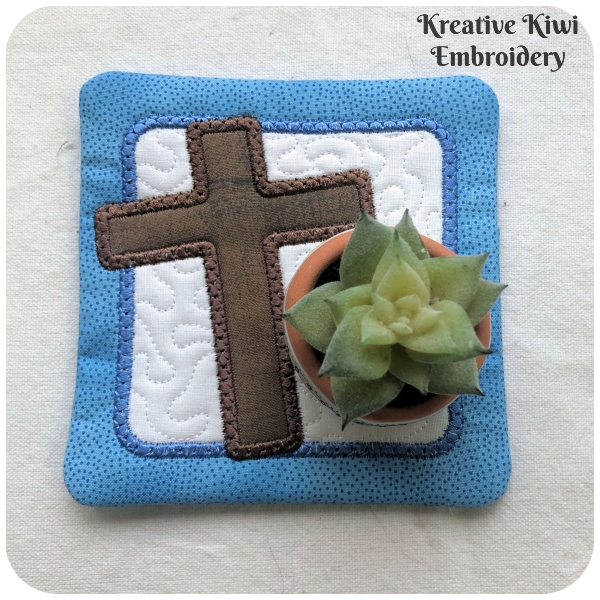 Free Easter Cross Coaster by Kreative Kiwi - 600