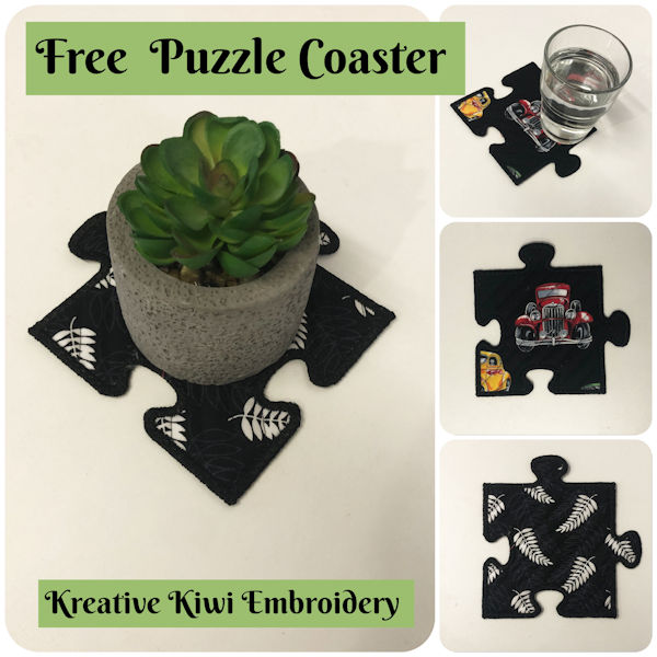 Free Puzzle Piece Coaster by Kreative Kiwi - 600