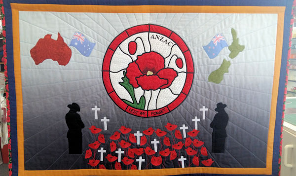 Amazing Anzac Quilt by Ivy