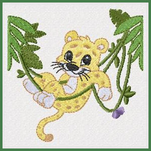 Free Leopard Machine Embroidery Design