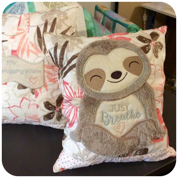 Janice - Large Sloth cushion