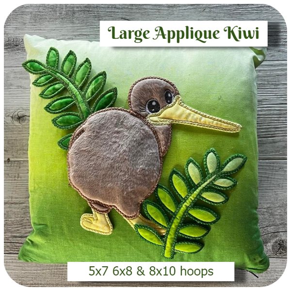 Large Applique Cheeky Kiwi by Kreative Kiwi