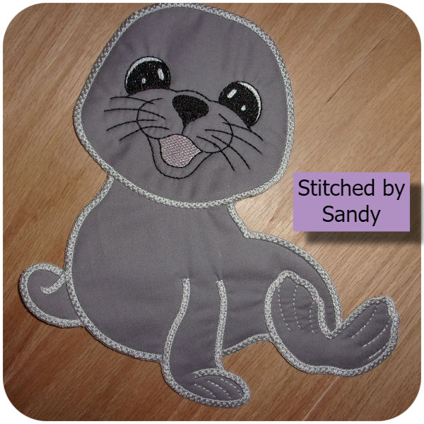 Large Applique Seal by Sandy