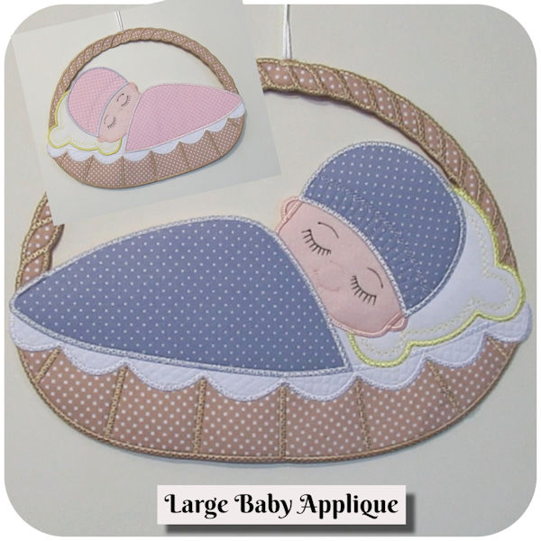 Large Baby Applique design by Kreative Kiwi - 600