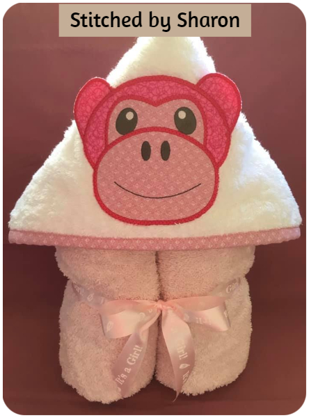 Large Monkey Towel by Sharon 