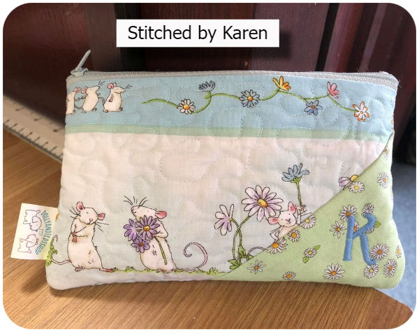 Lined coin purse by Karen