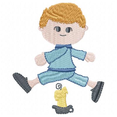 Free Little Boy embroidery design 