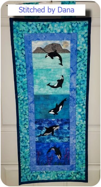 Orca Wall Hanging by Dana