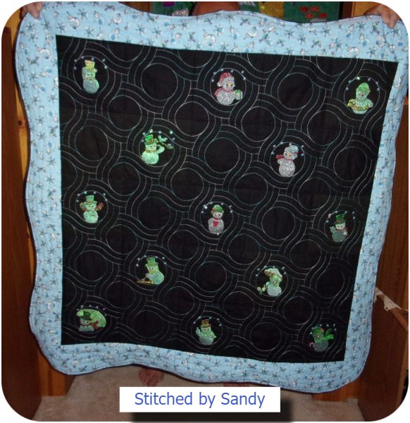 Scallop quilt by Sandy
