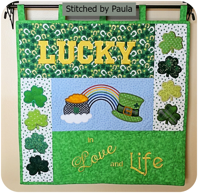 St Patricks Day Quilt by Paula