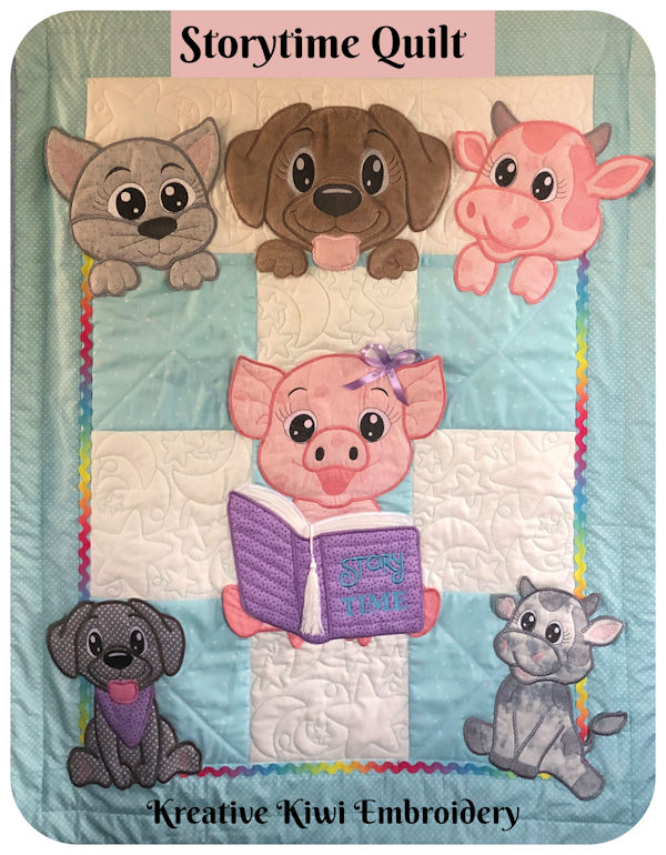 Storytime Quilt by Kreative Kiwi - 600
