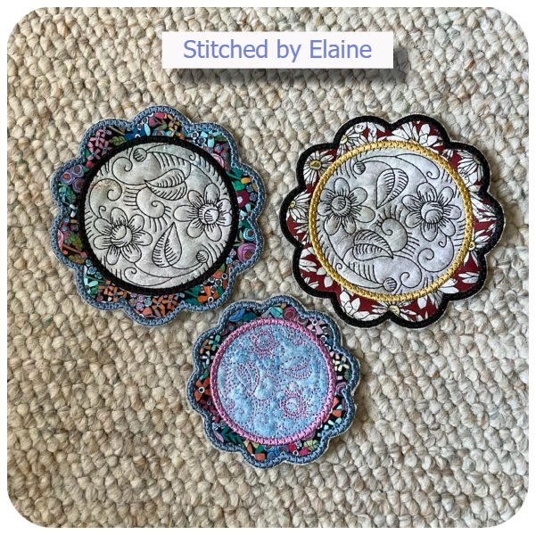 Summertime Coasters by Elaine