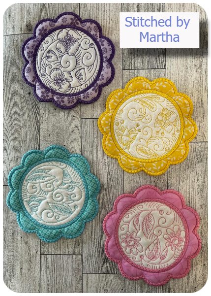 Summertime Coasters by Martha