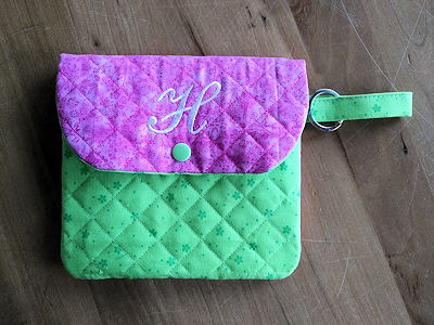 In the hoop Quilted Bag