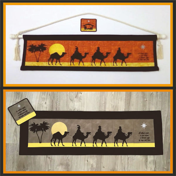 We Three Kings Wall Hanging by Kays Cutz - 600