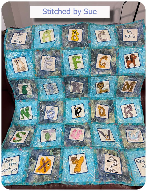 Zoo Quilt by Sue