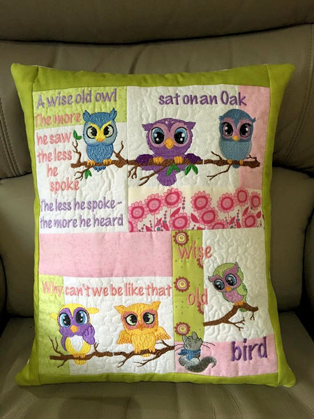 Wise Old Owl Cushion