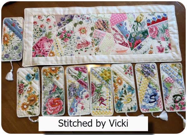 crazypatch bookmarks by Vicki
