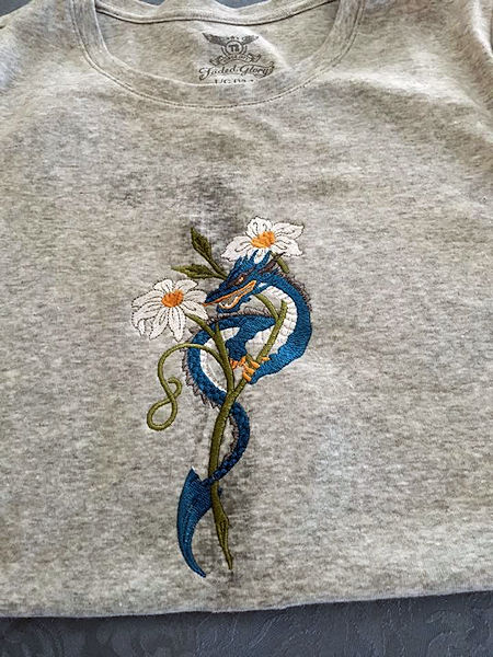 Flower Dragon T-Shirt