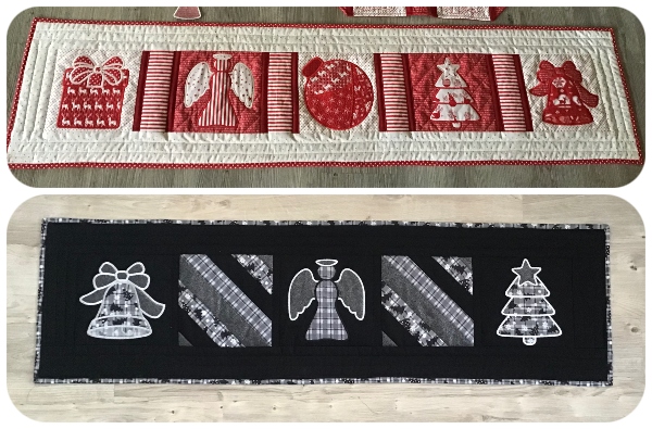 Free Christmas Table Runner Project by Darina