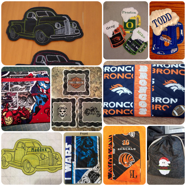 Machine Embroidery Gift Ideas for Men