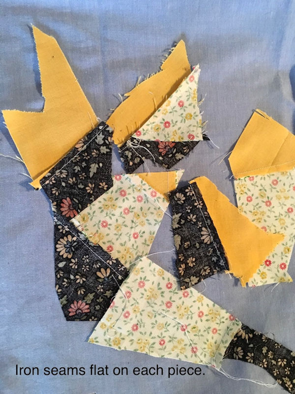 Make your own Crazy Patch Fabric - Step 4