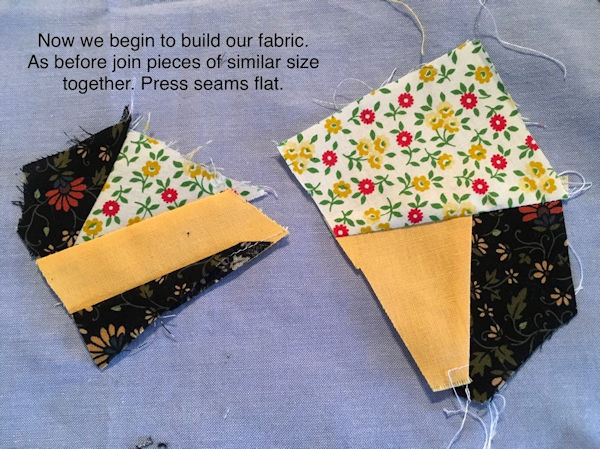 Make your own Crazy Patch Fabric - Step 5