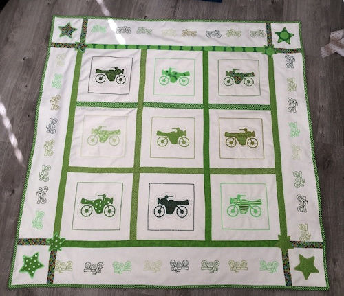 Flannel Motorcycle Quilt