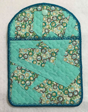 Quilt Bag using Crazy Patch Fabric by Faye -a