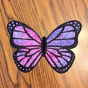 How to make Large Applique Butterfly with Mylar